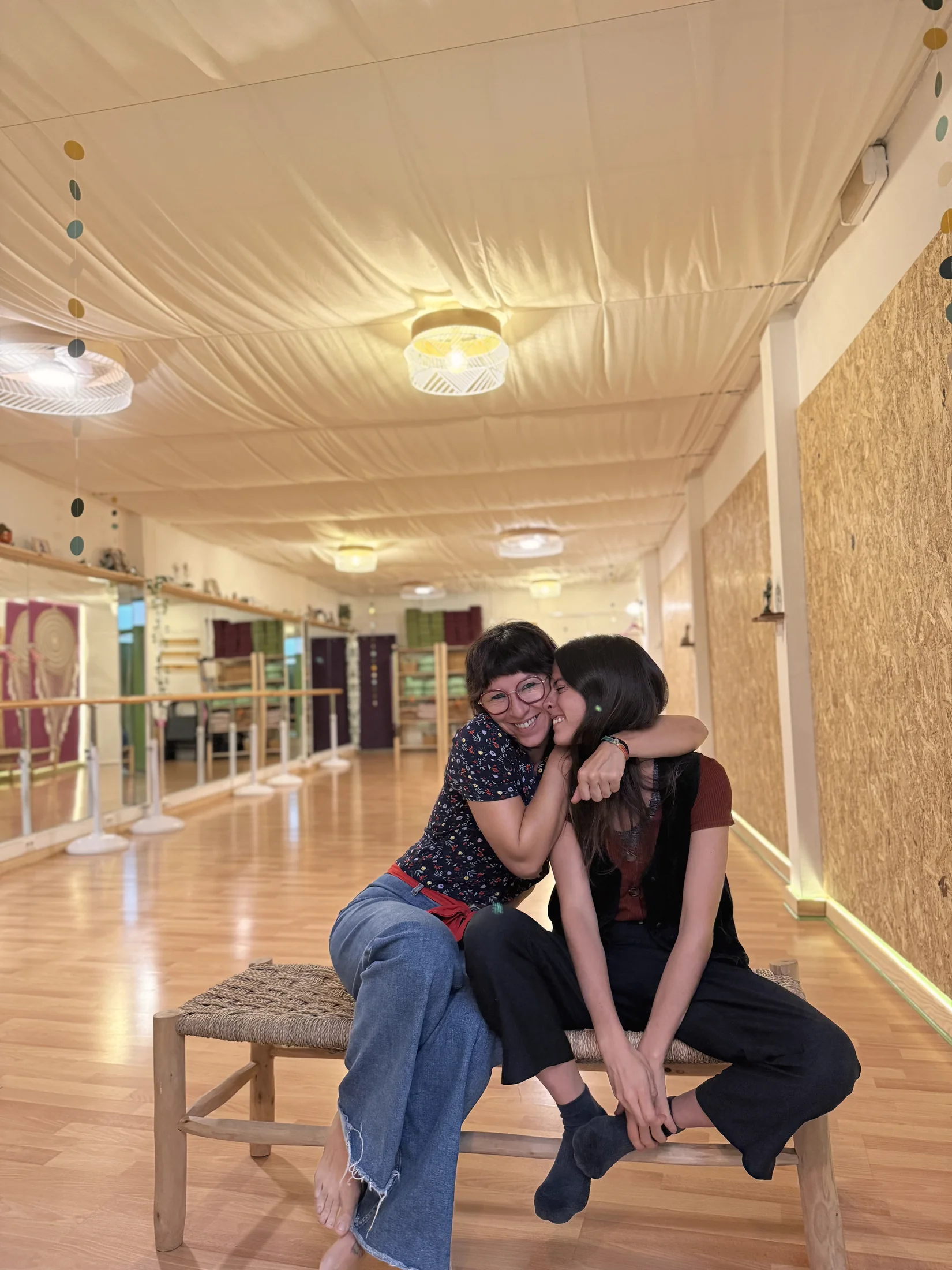 Eva i Cristina, fundadores de Cordepitahaya