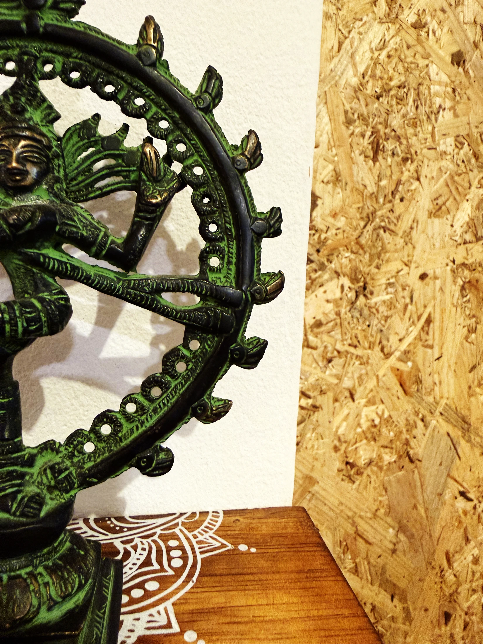 Detall decoratiu de Nataraja als espais de Cordepitahaya
